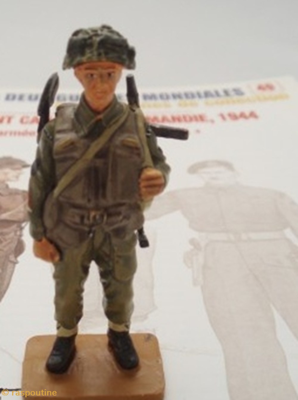 Sergent royal winnipeg rifles Canada 1944 figurines historiques seconde guerre mondiale sergent royal winnipeg rifles canada 1944