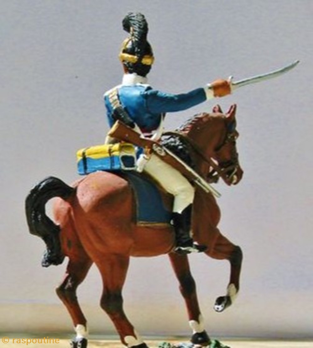 Cavalier, 1er régiment de cavalerie portugaise, 1810 figurines historique epoque napoleonienne cavalier 1er regiment de cavalerie portugaise 1810