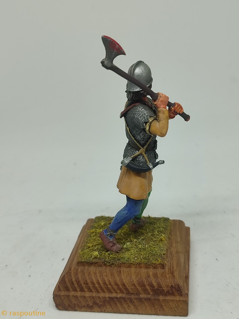 figurines historique moyen age guerrier type vikings