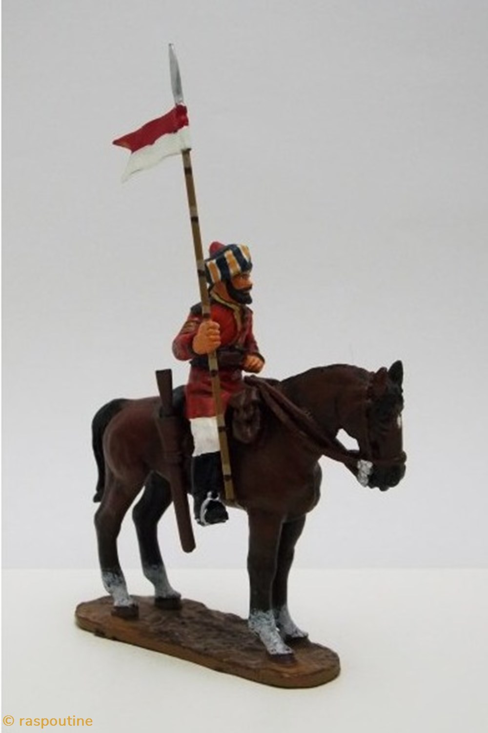 figurines historique cavalerie lancier du bengale 1888
