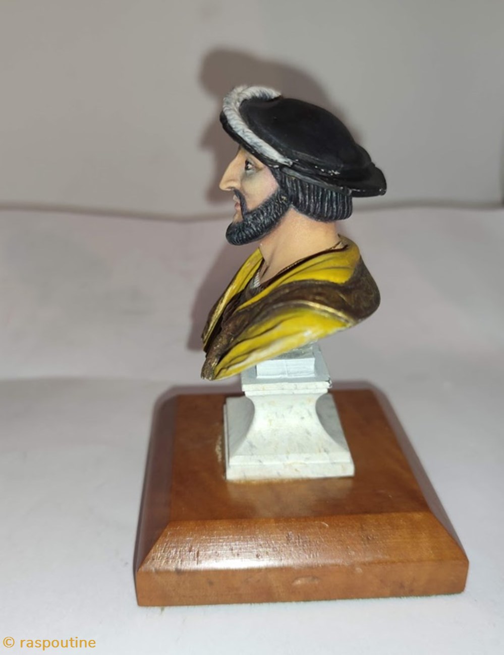 François 1er habit jaune 2 figurines historique francois 1er habit jaune