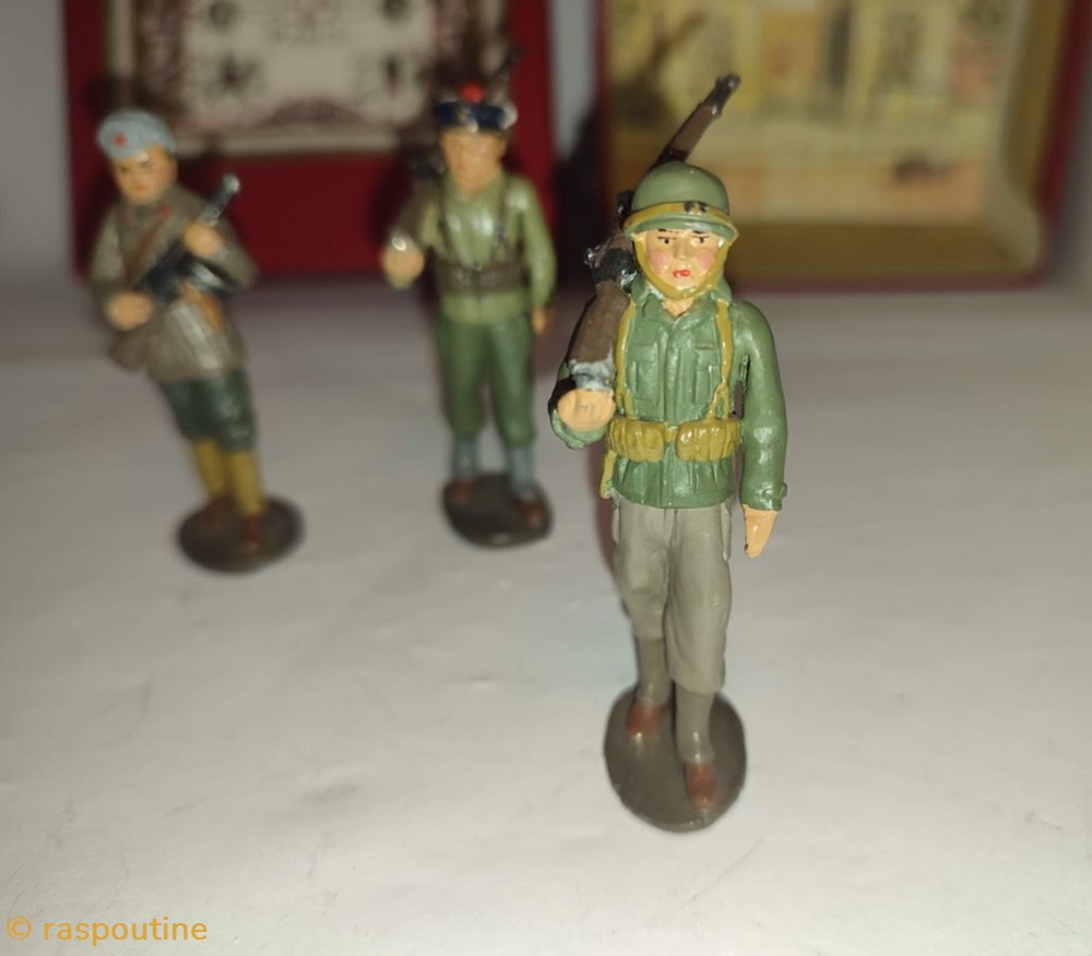 Libération 8 mai 1945 5 figurines historique seconde guerre mondiale liberation 8 mai 1945
