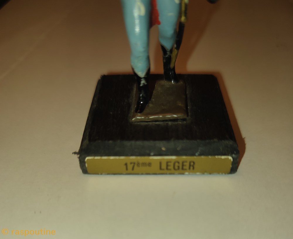 Tambour-major du 17 emme léger 3 figurines historique tambour major du 17 emme leger