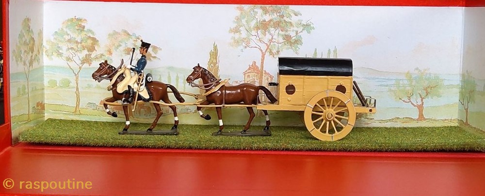 Ambulance de Larrey Diorama figurines historique epoque napoleonienne ambulance de larrey diorama