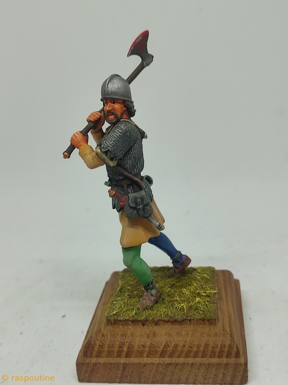 figurines historique moyen age guerrier type vikings
