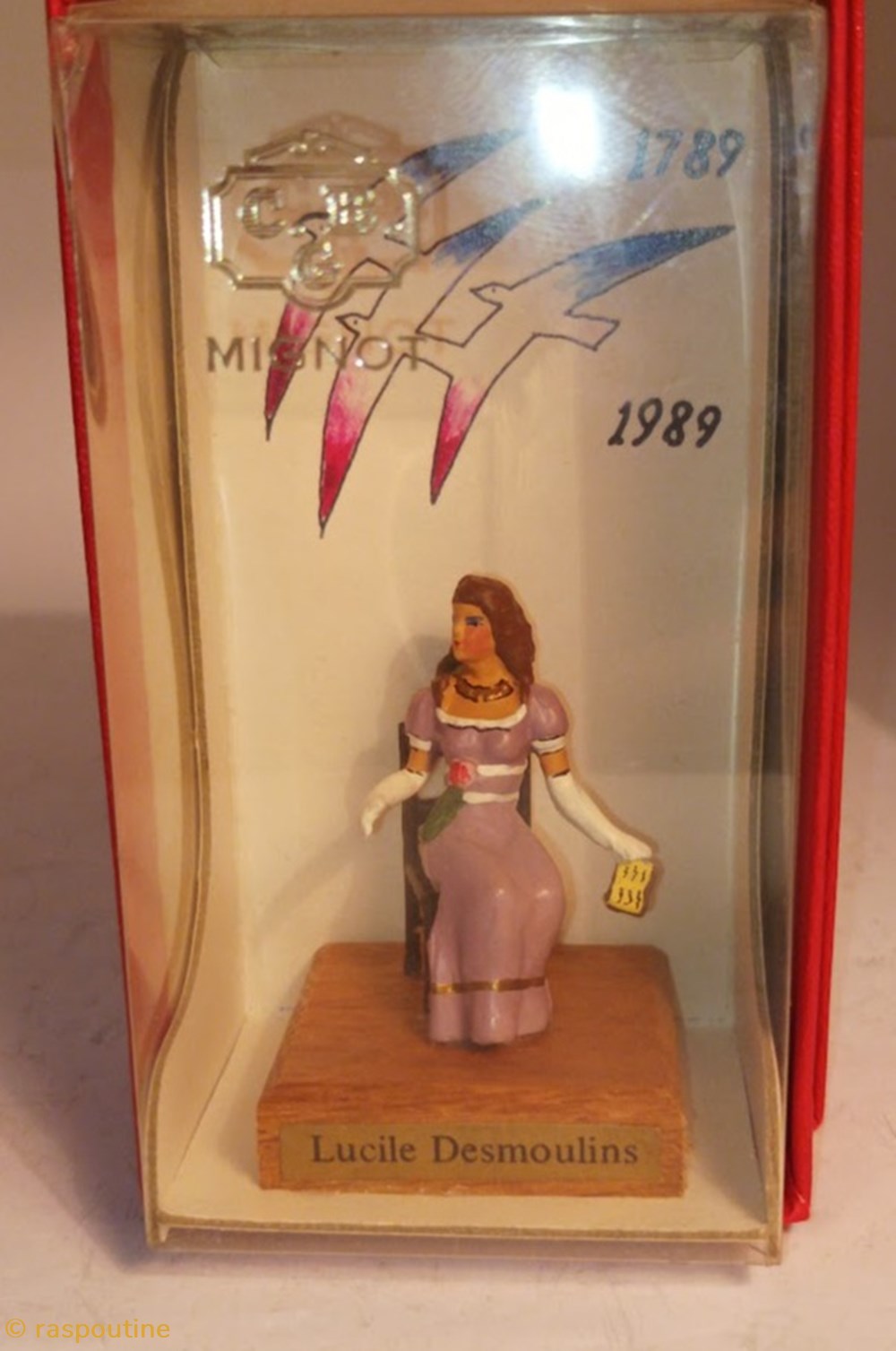 Lucille Desmoulins 4 figurines lucille desmoulins