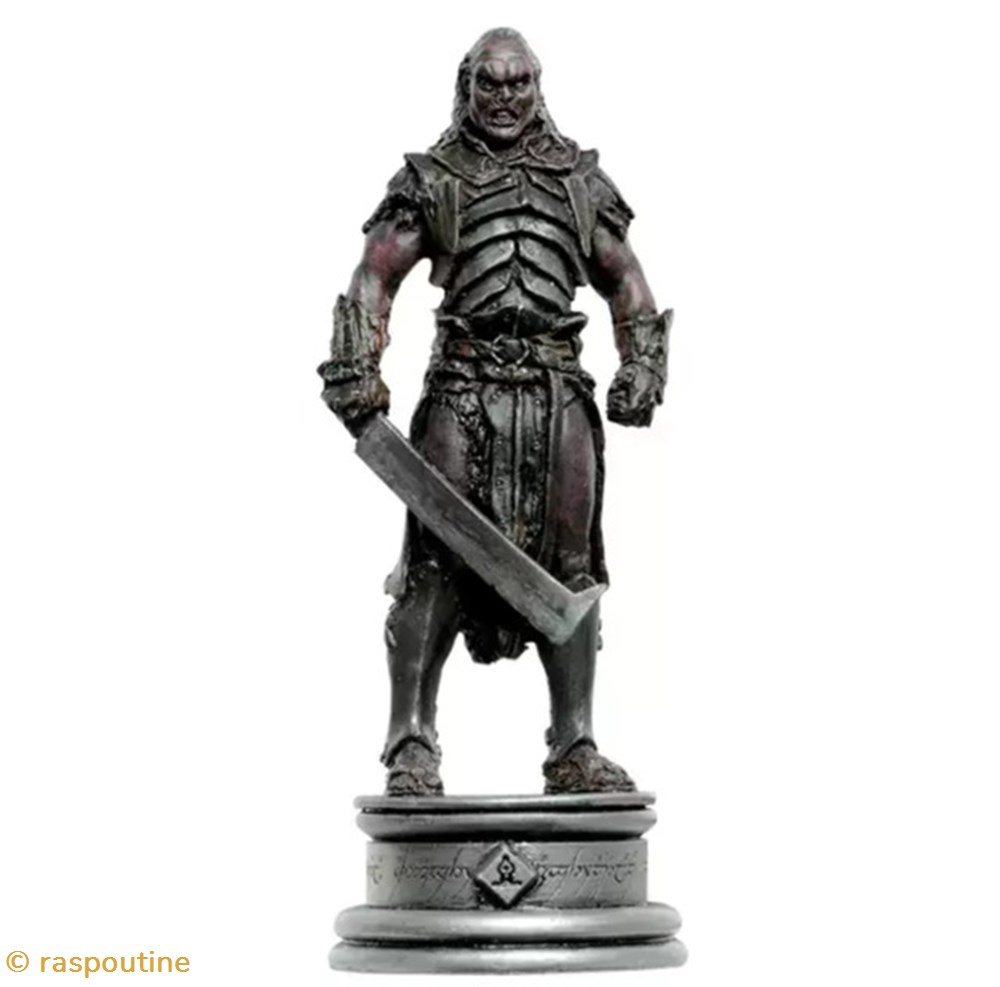 figurines jeux de plateaux seigneur des anneaux ugluk fou noir