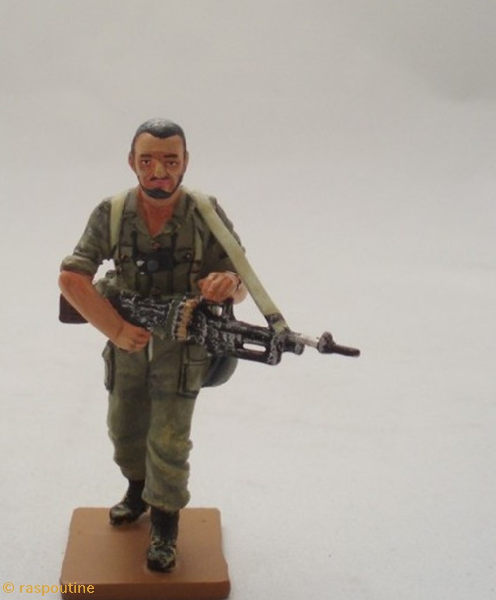 Soldat Infanterie Armée d'Israel 1973 figurines historiques apres guerre soldat infanterie armee israel 1973