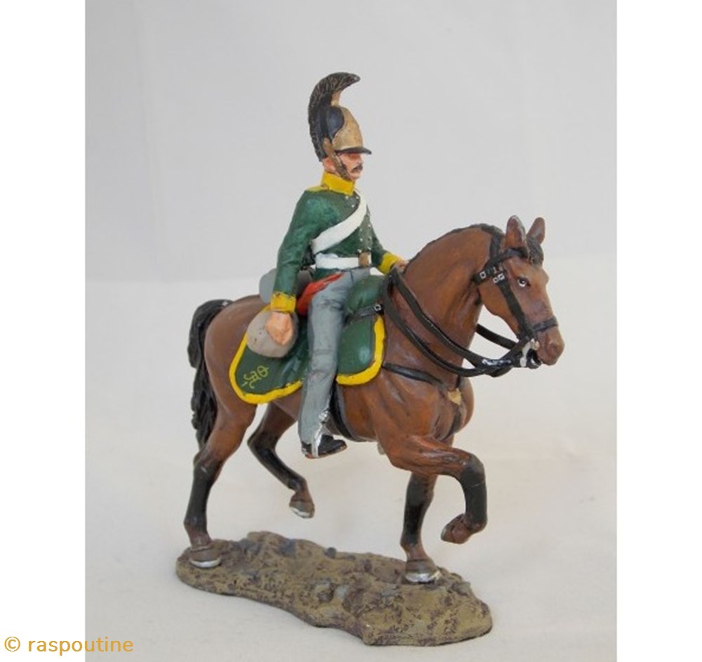 Homme de troupe Dragon de Kinburn Russie 1813 figurines historiques epoque napoleonienne homme de troupe dragon de kinburn russie 1813