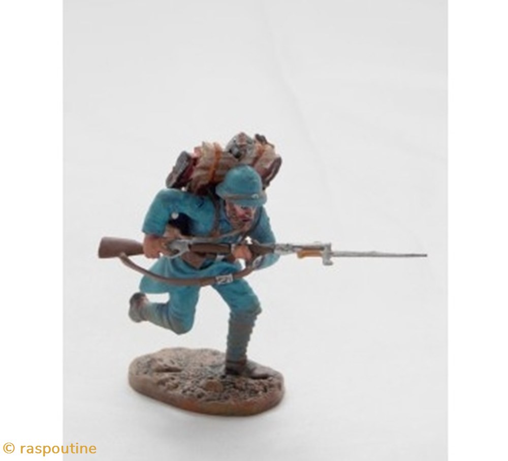Fantassin 95e Régiment 1916 figurines historique premiere guerre mondiale fantassin 95e regiment 1916