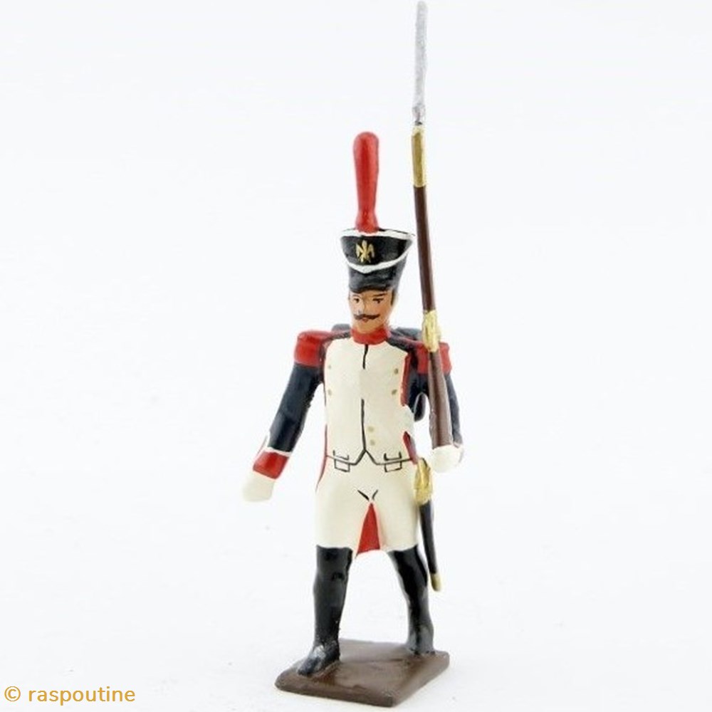 Fantassin des fusiliers saint cyr (1812) figurines historique epoque napoleonienne fantassin des fusiliers saint cyr 1812