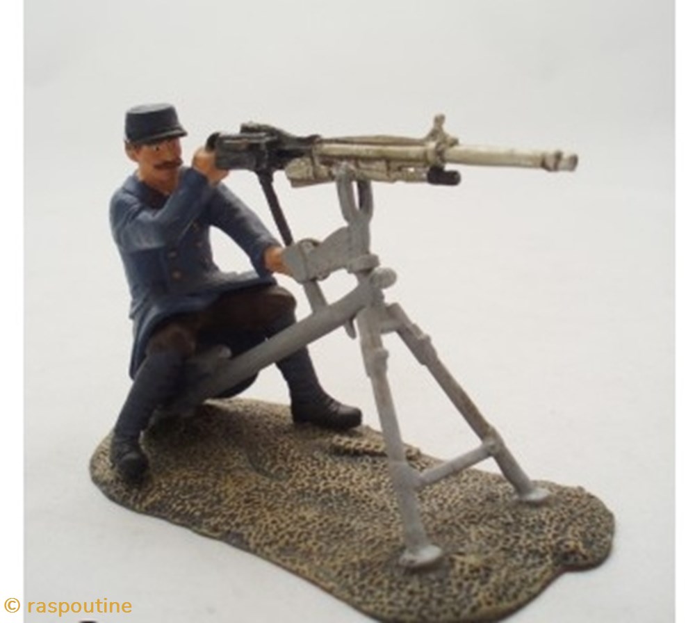 figurines historiques premiere guerre mondiale mitrailleur de 1915
