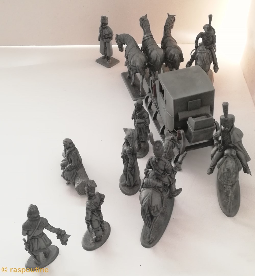 figurines historique epoque napoleonienne la retraite de russie 1812