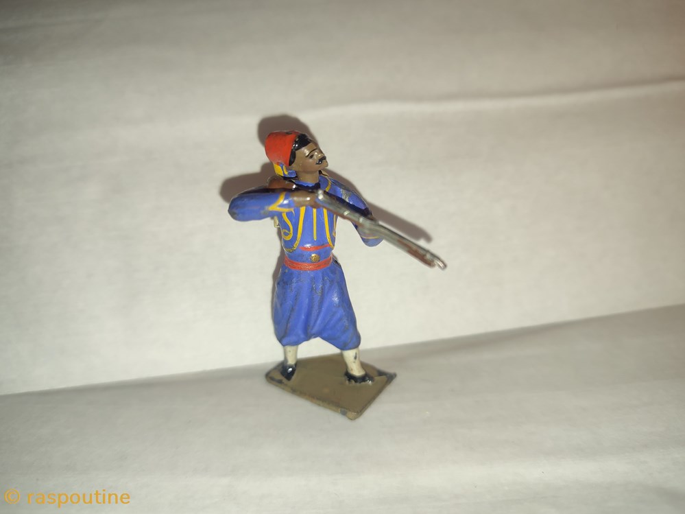 Turcos au feu en tenue d'afrique figurines historique turcos au feu en tenue afrique