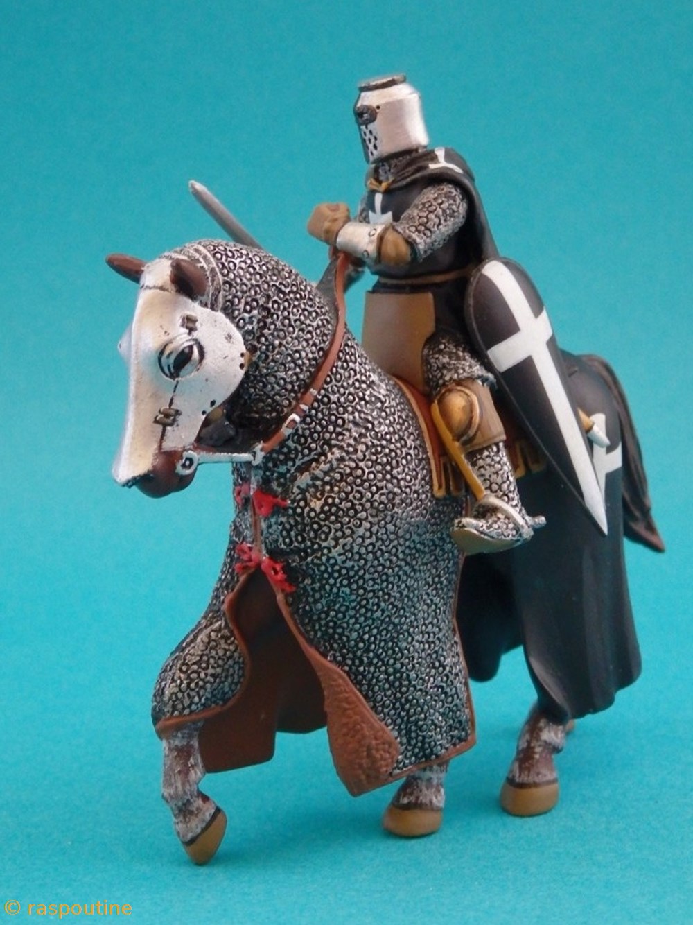 figurines historiques moyen age chevalier hospitalier xiii siecle