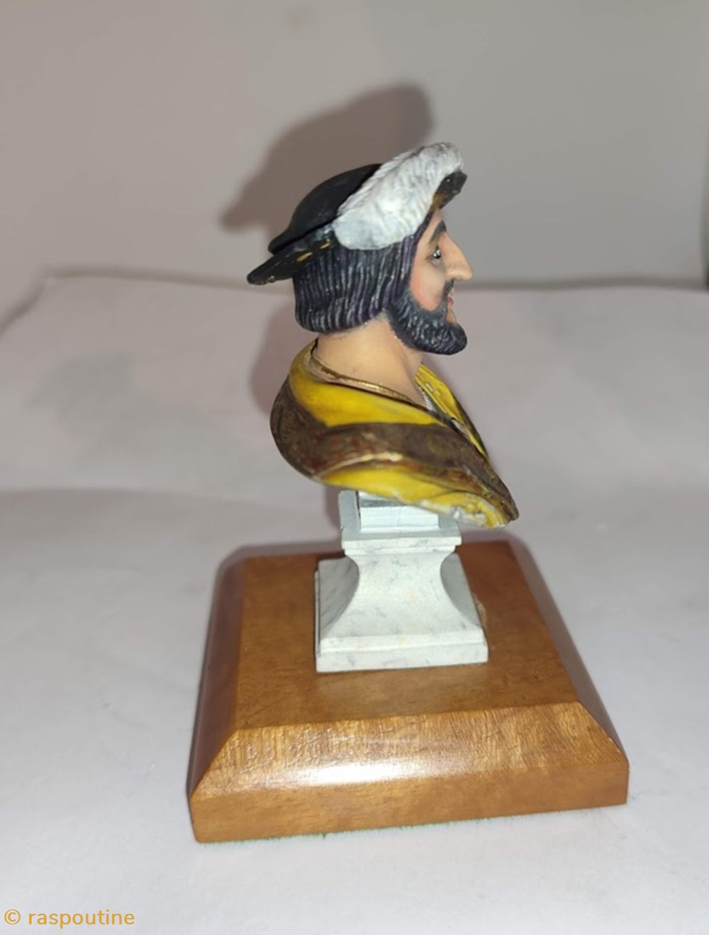 François 1er habit jaune 4 figurines historique francois 1er habit jaune
