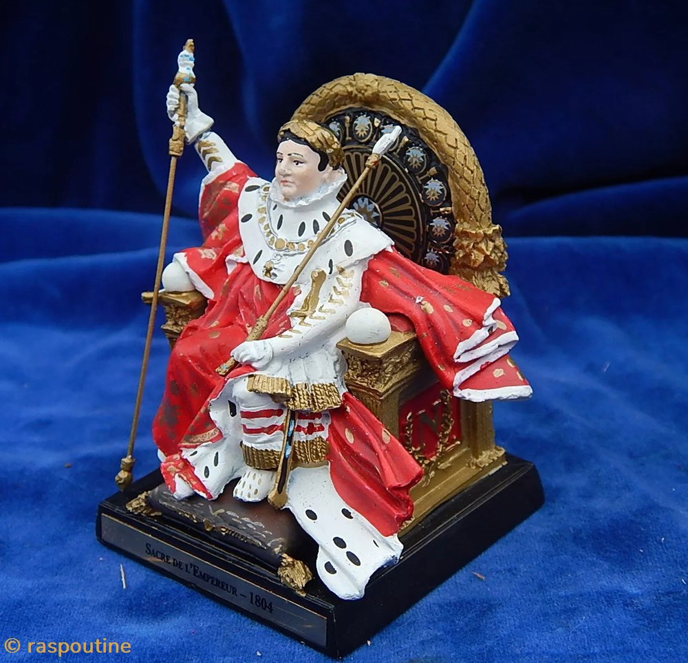 figurines historique epoque napoleonienne sacre de empereur 1804