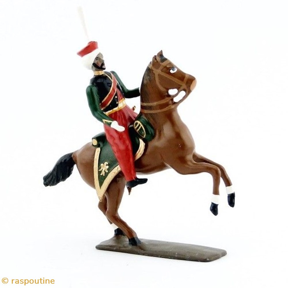 figurines historique epoque napoleonienne officier des mameluks a cheval 1810