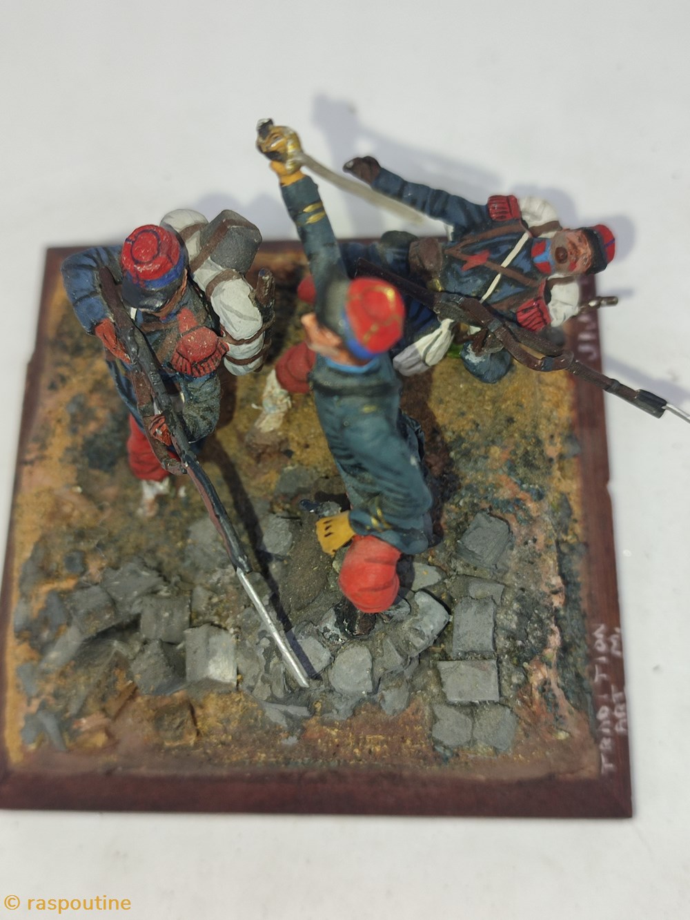 La barricade 1870 5 figurines historique la barricade 1870