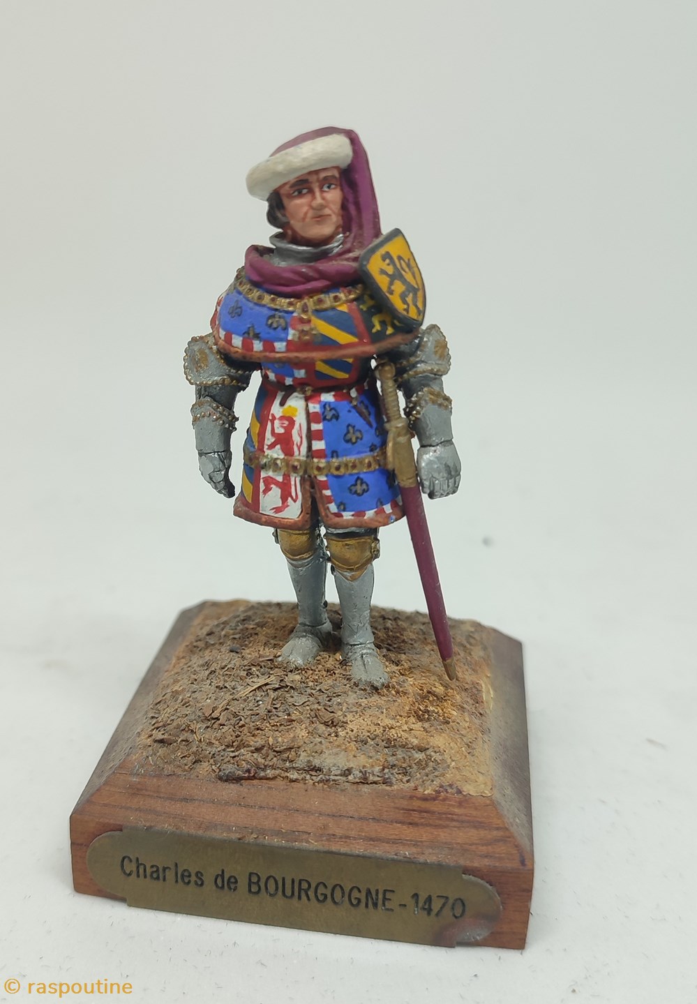 Charles de Bourgogne 1470 figurines historique moyen age charles de bourgogne 1470