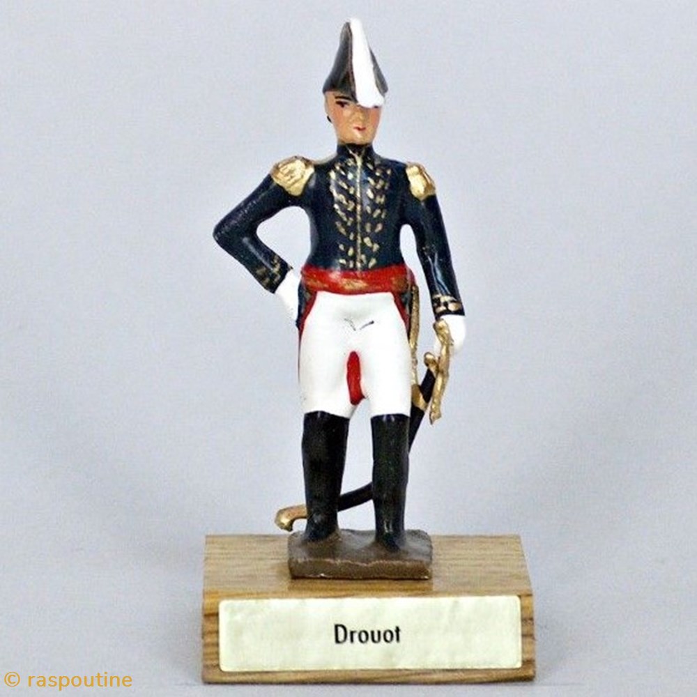 Général Drouot sur socle bois figurines historique epoque napoleonienne general drouot sur socle bois