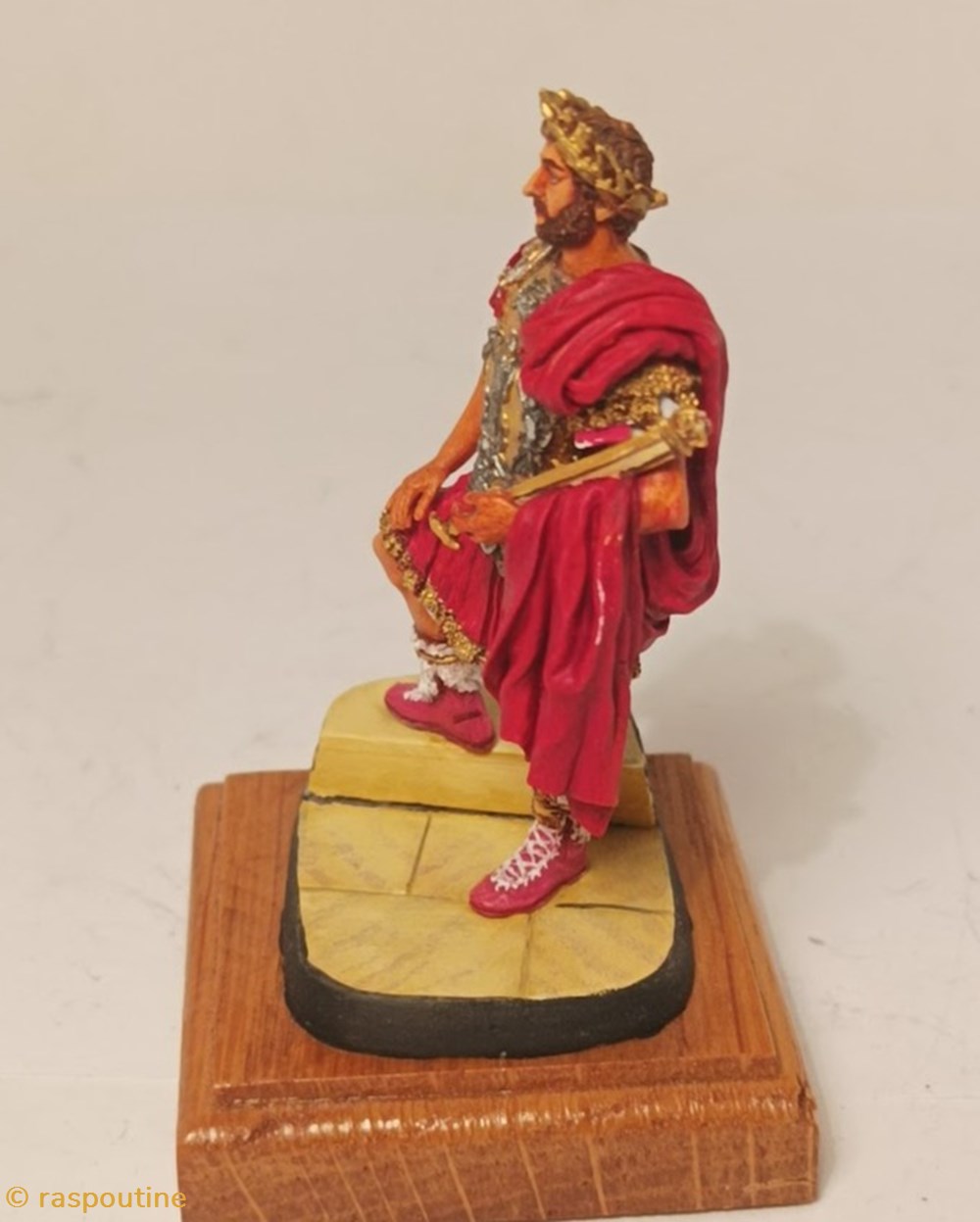 Publius Aelius Traianus Hadrianus Augustus, Roman Emperor, 76-138 après JC 2 figurines historique antiquite publius aelius traianus hadrianus augustus roman emperor 76 138 apres jc