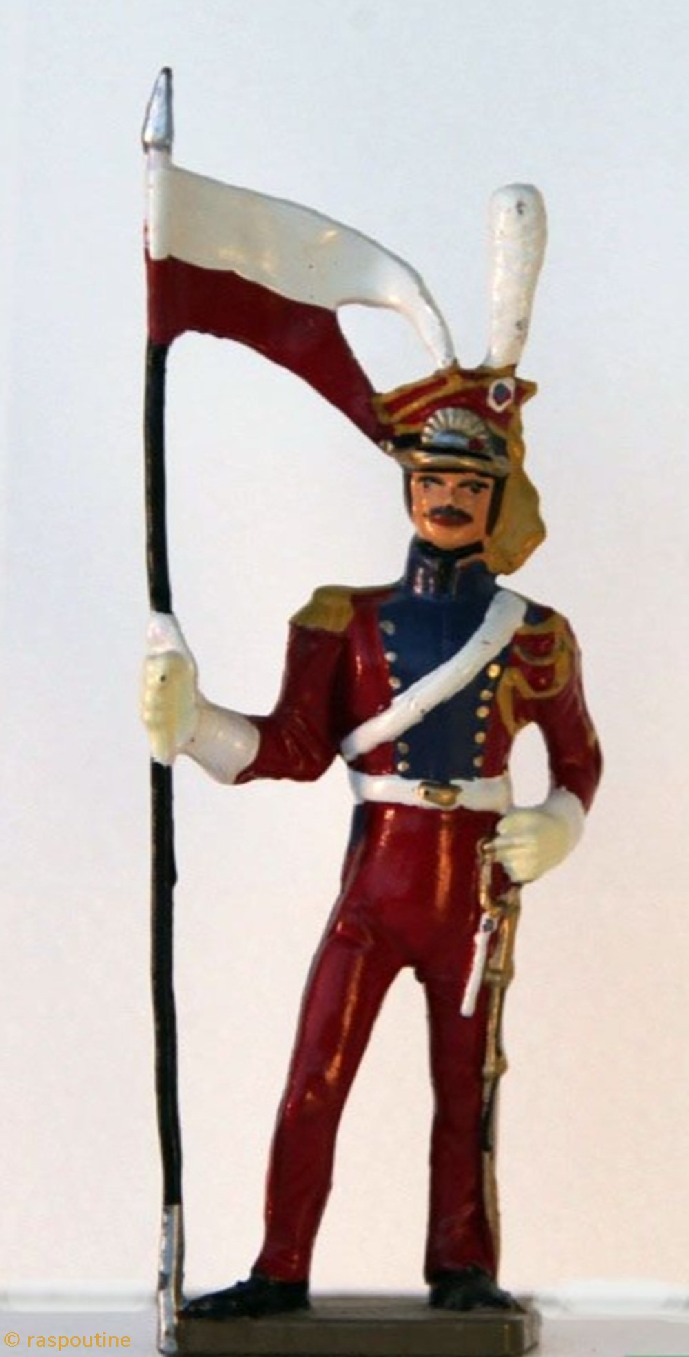 Lancier rouge 2e reg.de la garde figurines historique epoque napoleonienne lancier rouge 2e reg de la garde