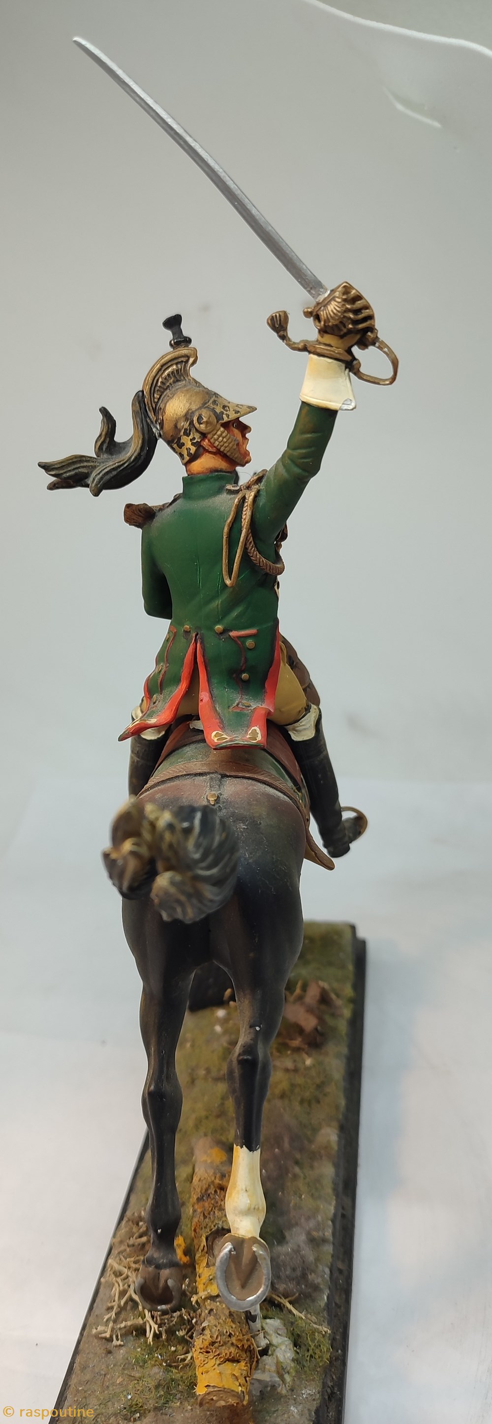 Officier des Dragons de la Garde Impériale 2 figurines historique epoque napoleonienne officier des dragons de la garde imperiale