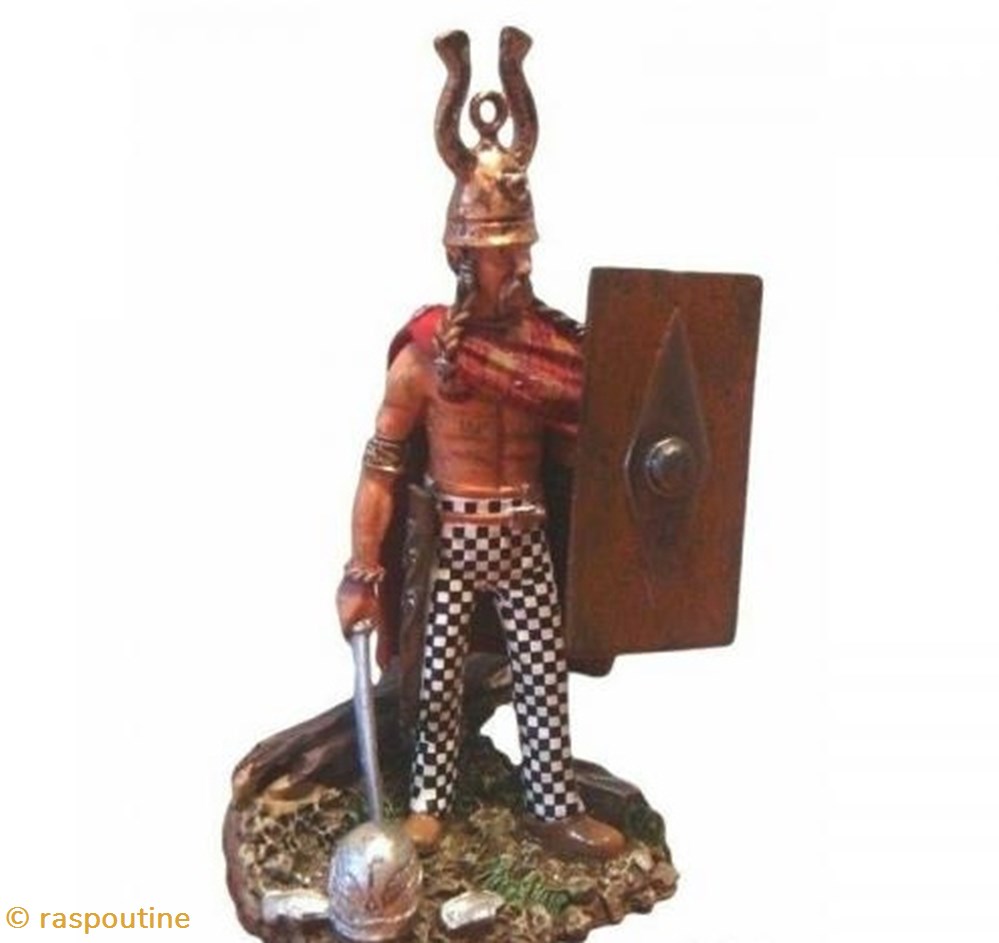 Celtique Guerriers second siècle avant JC figurines historiques antiquite celtique guerriers second siecle avant jc
