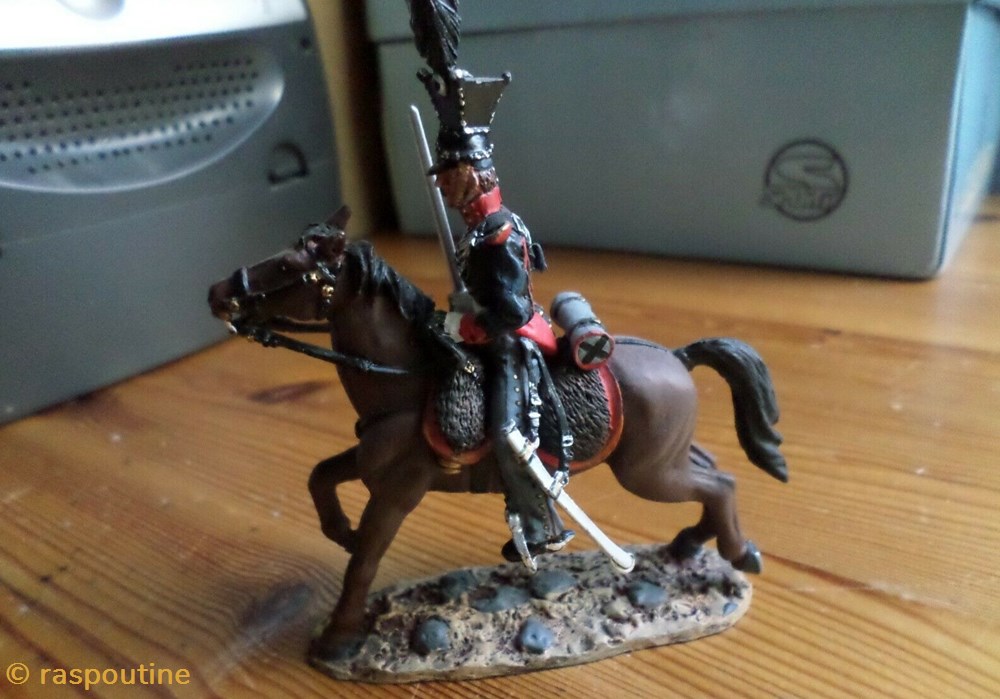 figurines historiques epoque napoleonienne officier de ulhans escadron de la garde prusse 1810