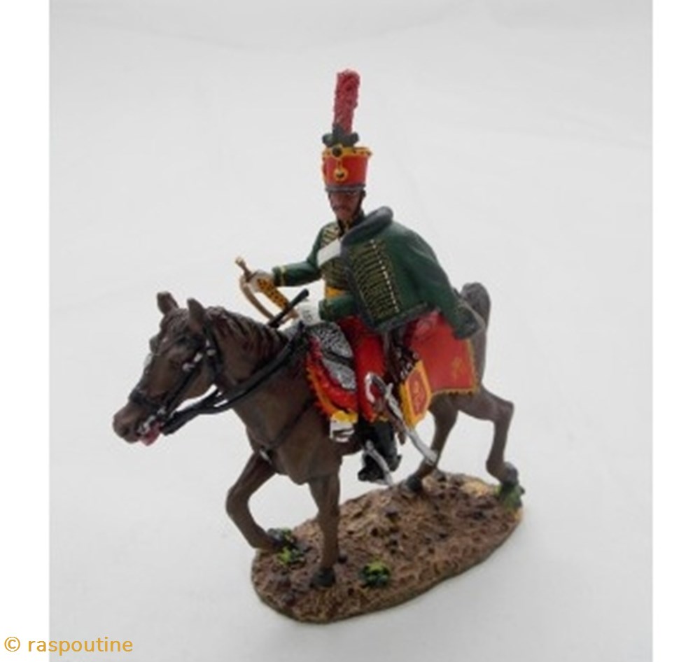 Trompette 5e Hussard Autriche 1805 figurines historiques epoque napoleonienne trompette 5e hussard autriche 1805