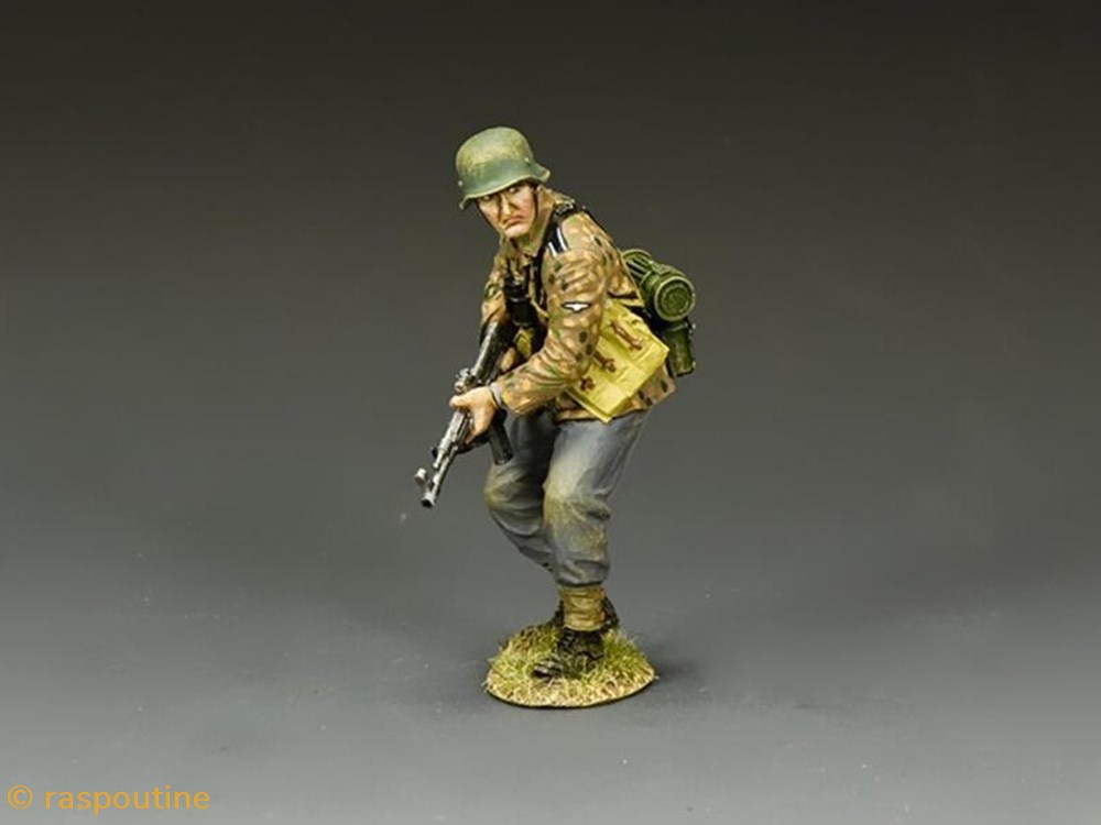 The Crouching Scout - Waffen 12th SS Hitlerjugend figurines historique seconde guerre mondiale the crouching scout waffen 12th ss hitlerjugend