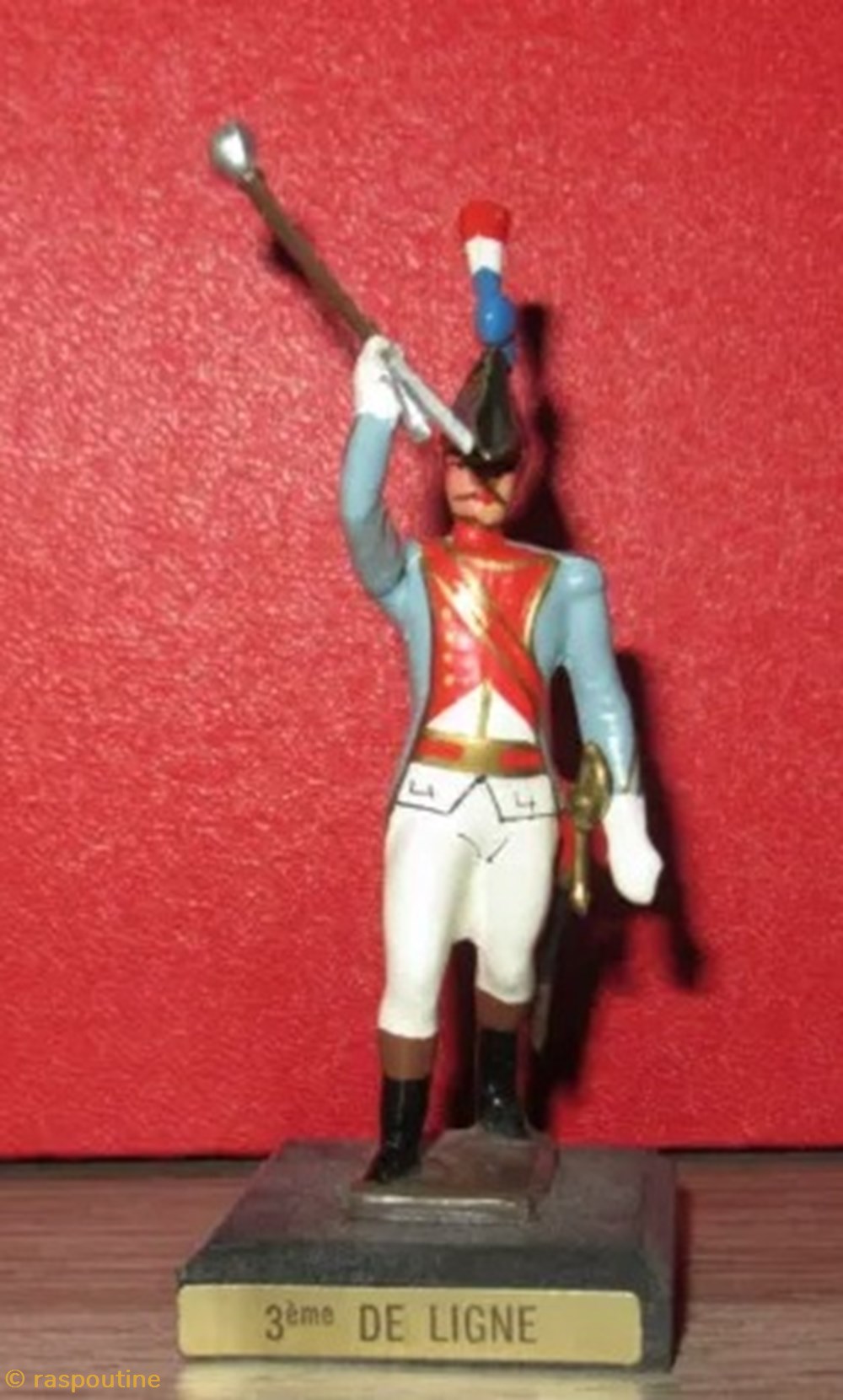 figurines historique tambour major du 3 eme de ligne