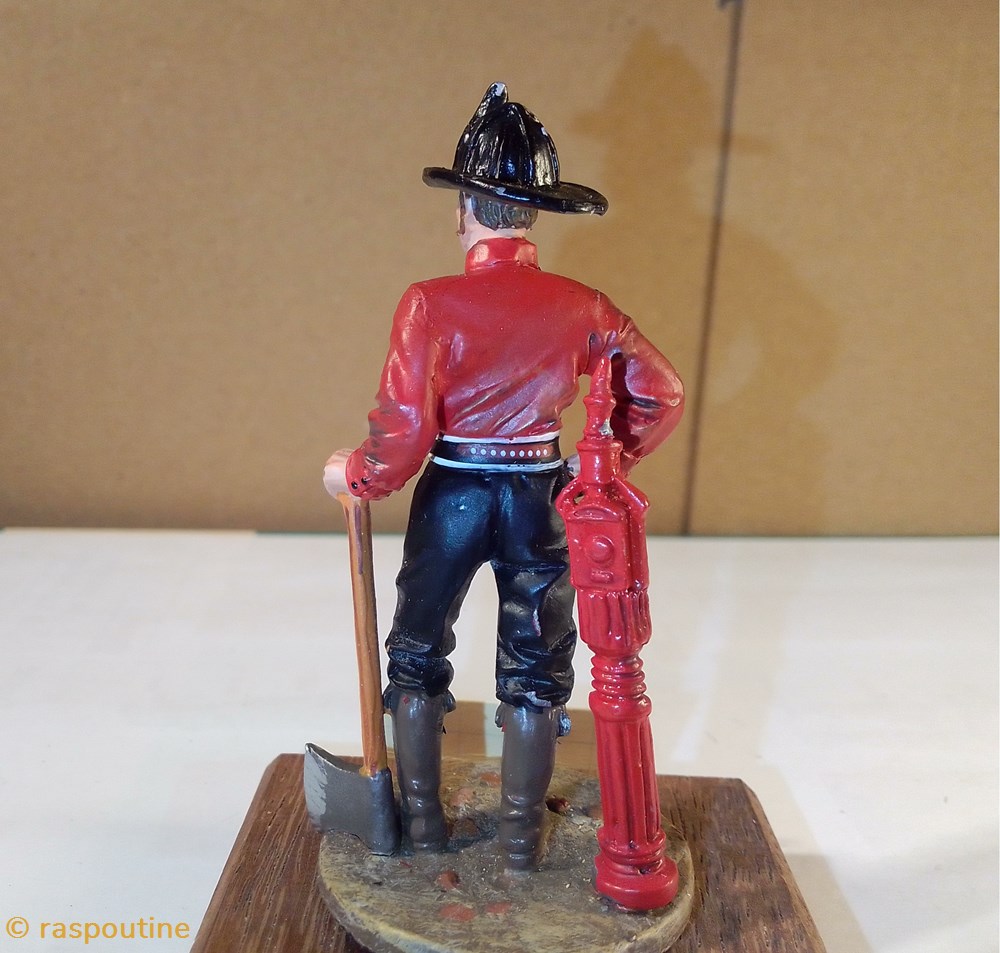 Pompier US New-York, 1840 figurines autres pompier us new york 1840