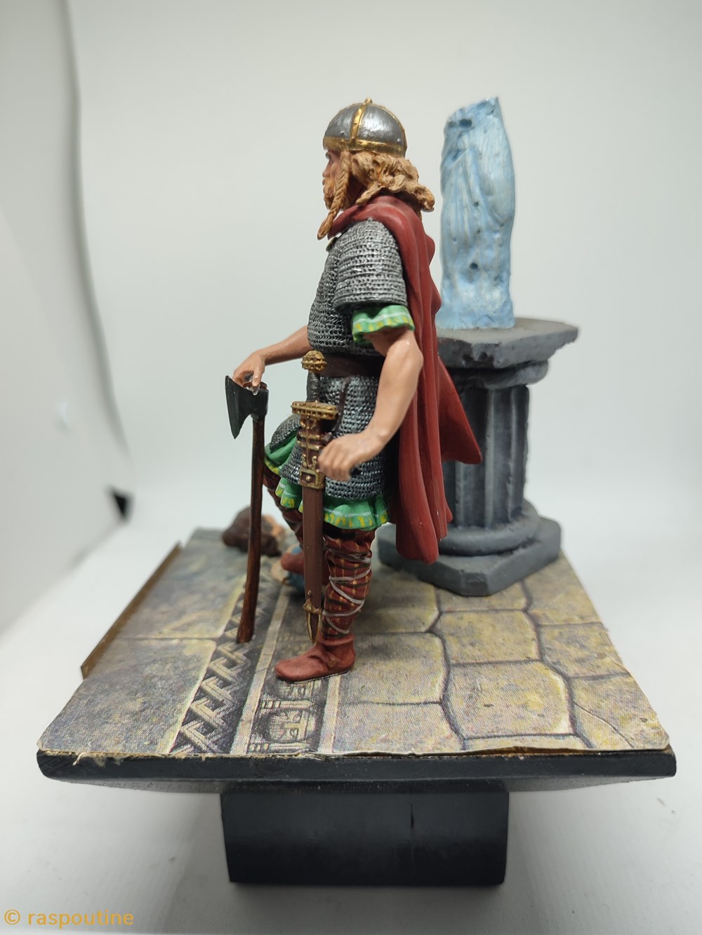 Chef Vikings sac d'une ville 4 figurines historique chef vikings sac une ville