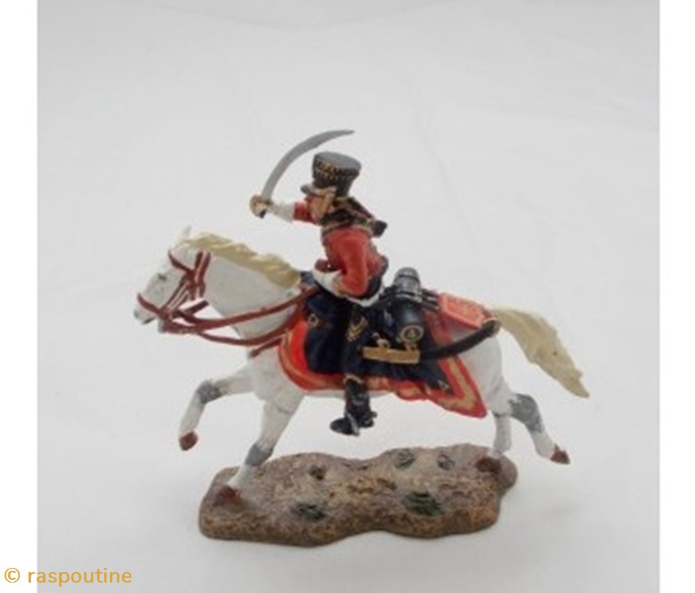 figurines historiques epoque napoleonienne officier hussards france 1807