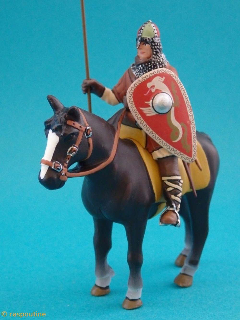 Cavalier normand, X siècle figurines historiques moyen age cavalier normand x siecle