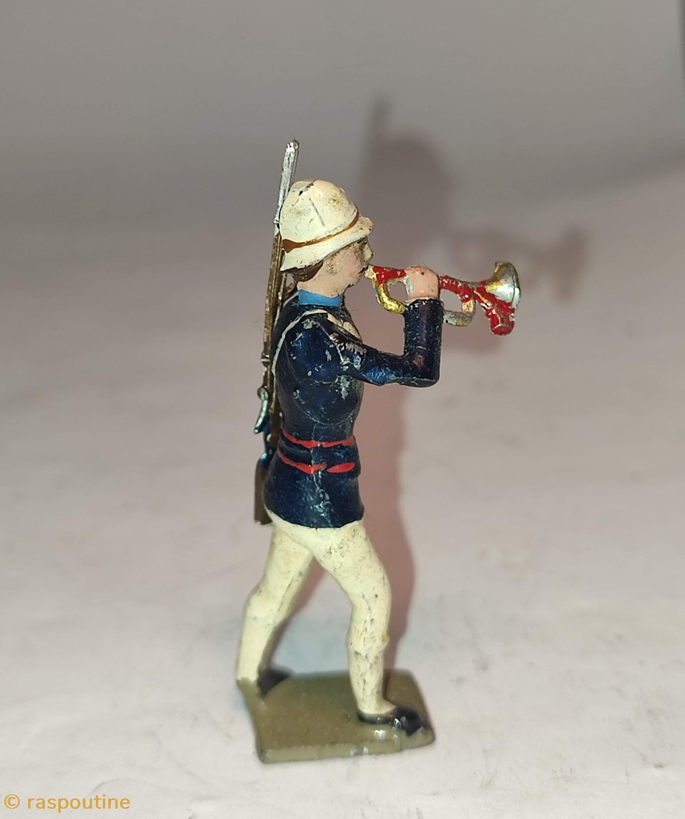 figurines historique clairon de infanterie coloniale 1880
