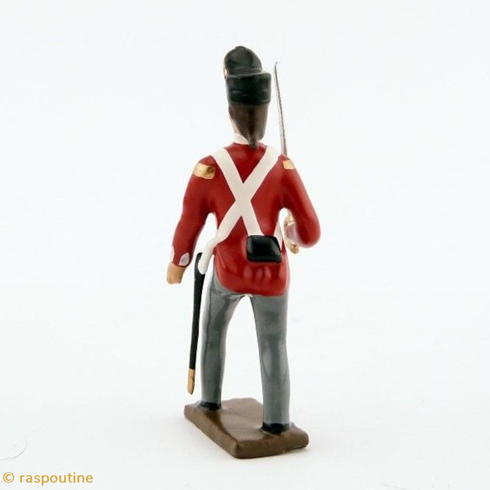 Officier du 32nd (cornwall) regiment of foot (1812) 3 figurines historique epoque napoleonienne officier du 32nd cornwall regiment of foot 1812