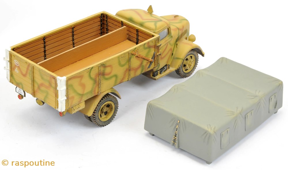 Opel Blitz German Truck 2 figurines historique seconde guerre mondiale opel blitz german truck