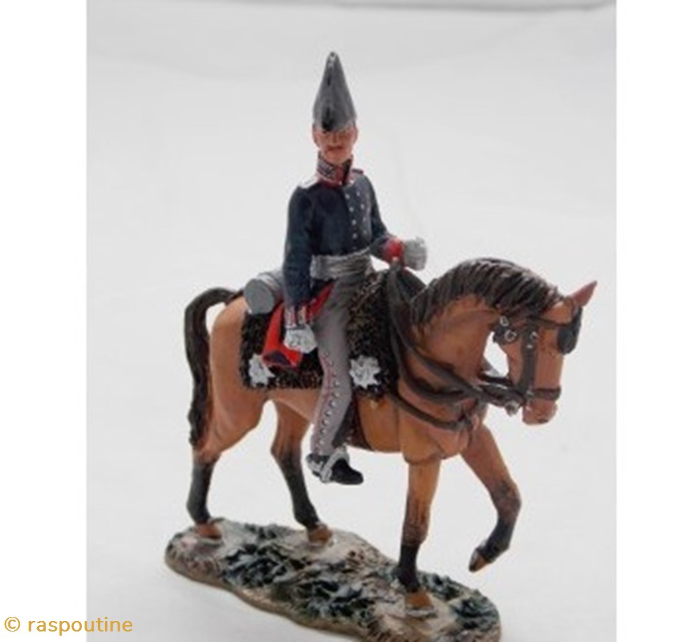 figurines historiques epoque napoleonienne capitaine etat major prussien 1815