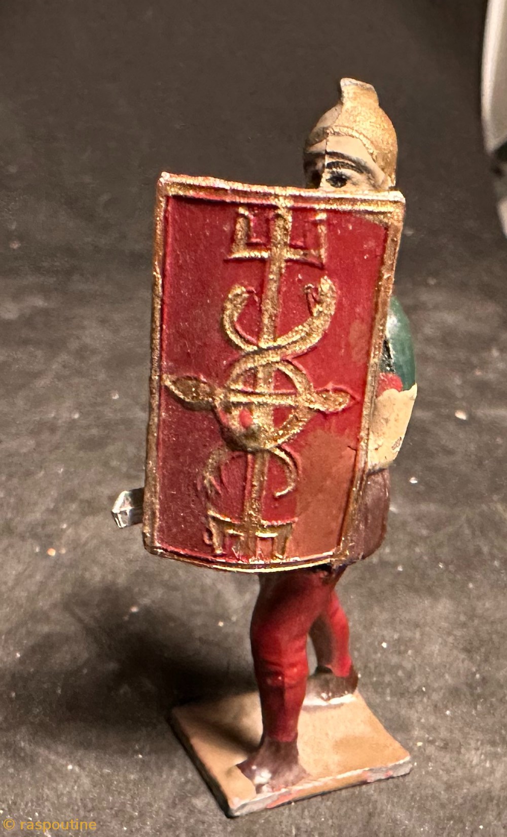 Légionnaire avec épée et bouclier 2 figurines historique antiquite legionnaire avec epee et bouclier