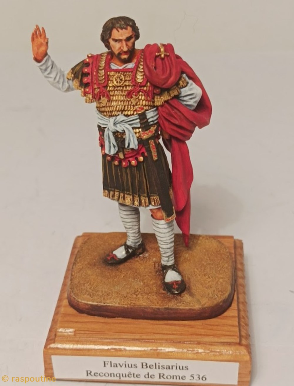 figurines historique antiquite flavius belisarius general de empire byzantin 500 565 apres j c