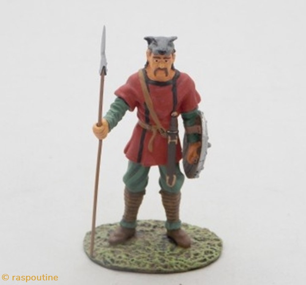 Guerrier Mérovingiens VIe siècle figurines historique moyen age guerrier merovingiens vie siecle