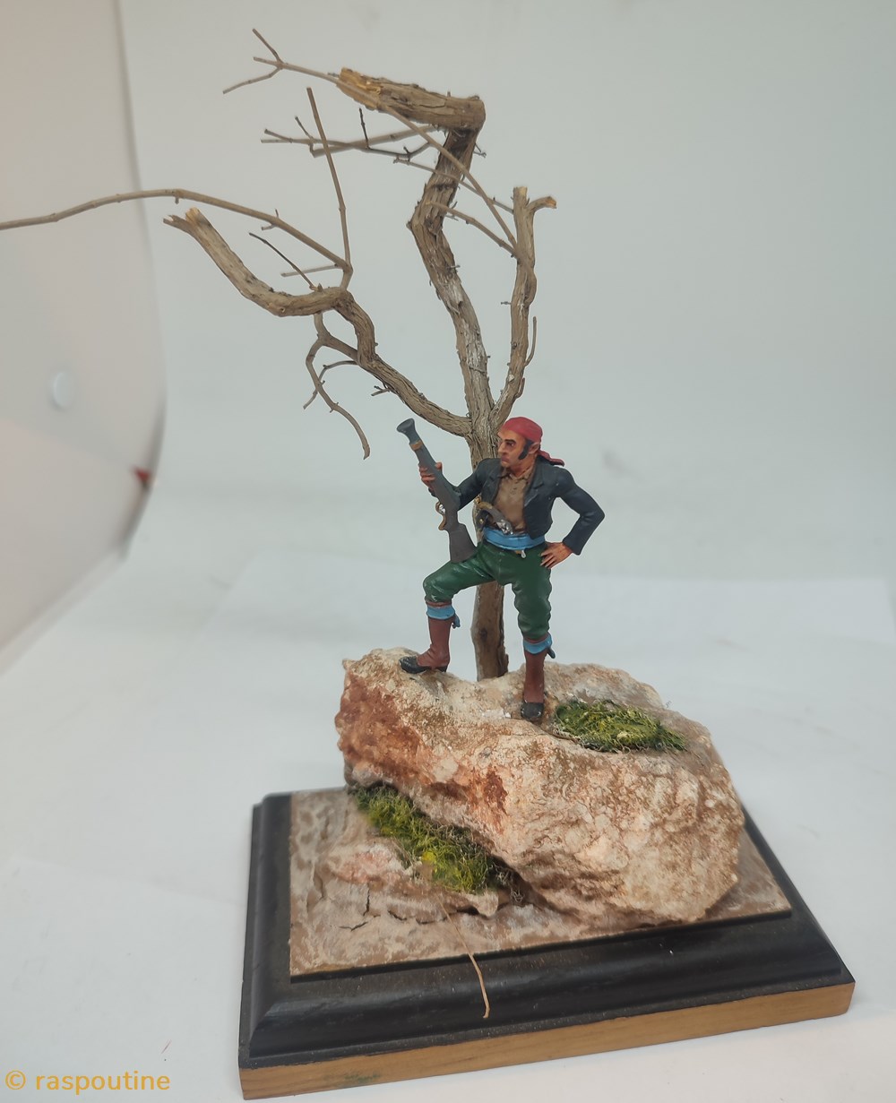 Pirate scrutant l'horizon figurines historique pirate scrutant horizon