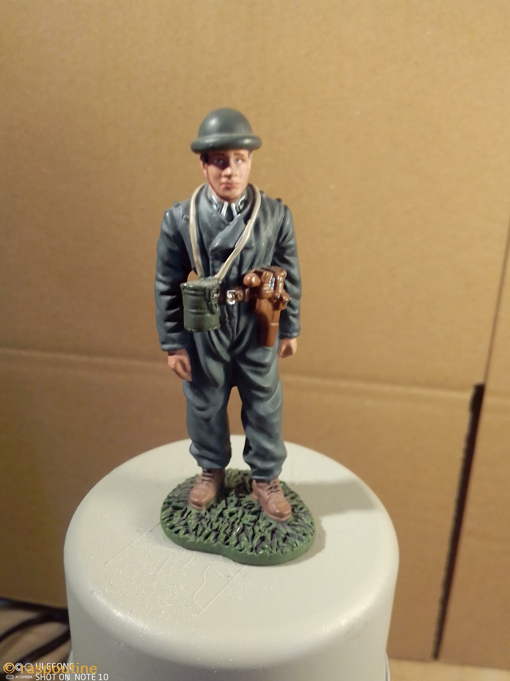 Tankiste Allemand 1918 figurines historiques premiere guerre mondiale tankiste allemand 1918