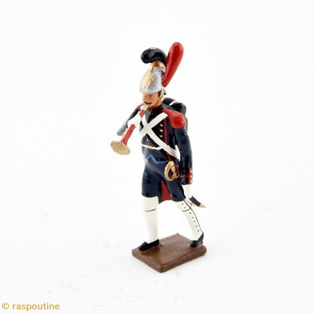 Clairon du génie de la garde (1812) figurines historique epoque napoleonienne clairon du genie de la garde 1812