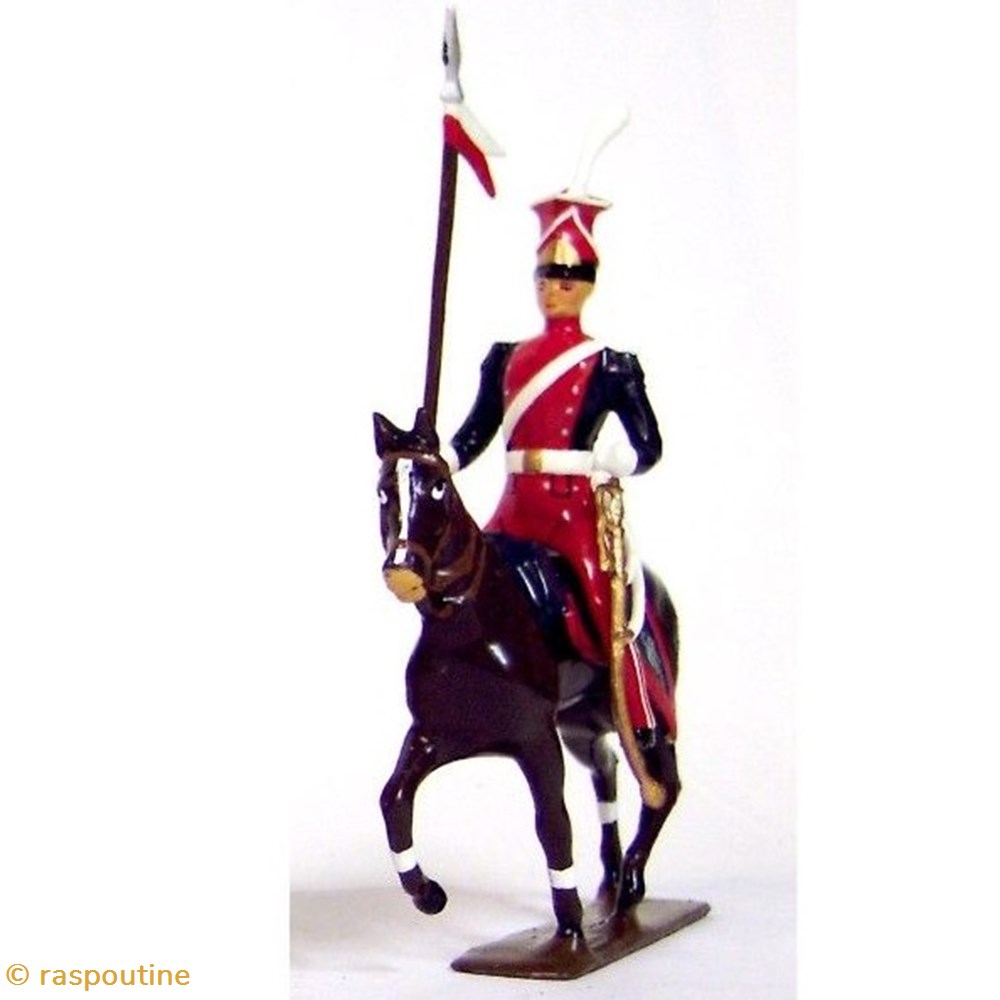 Cavalier du 1er régiment de lanciers (polonais) (1812) figurines historique epoque napoleonienne cavalier du 1er regiment de lanciers polonais 1812