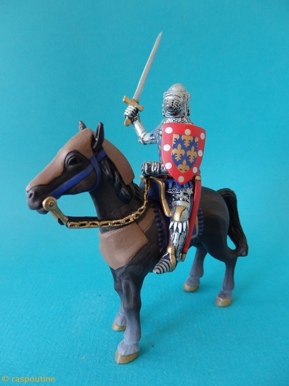 figurines historiques moyen age chevalier francais xiv siecle