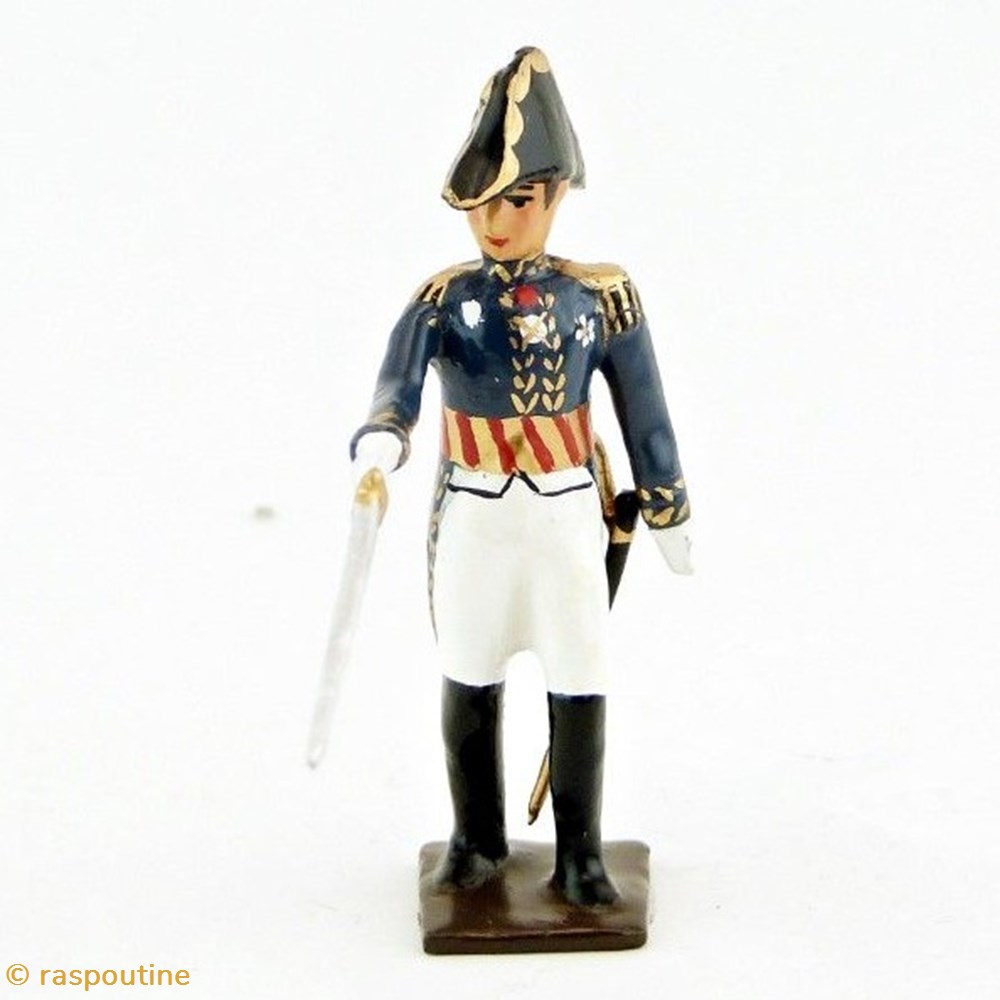 Maréchal Rapp (diorama « la veillée d'Austerlitz ») figurines historique epoque napoleonienne marechal rapp diorama la veillee austerlitz